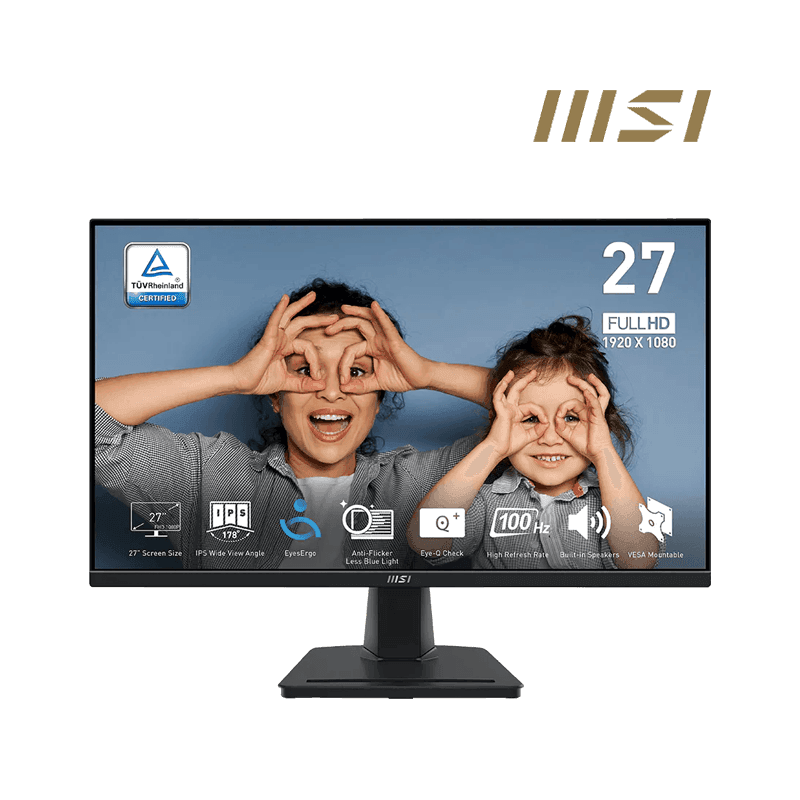 MSI PRO MP275 Monitor | 27" FHD IPS | 100Hz